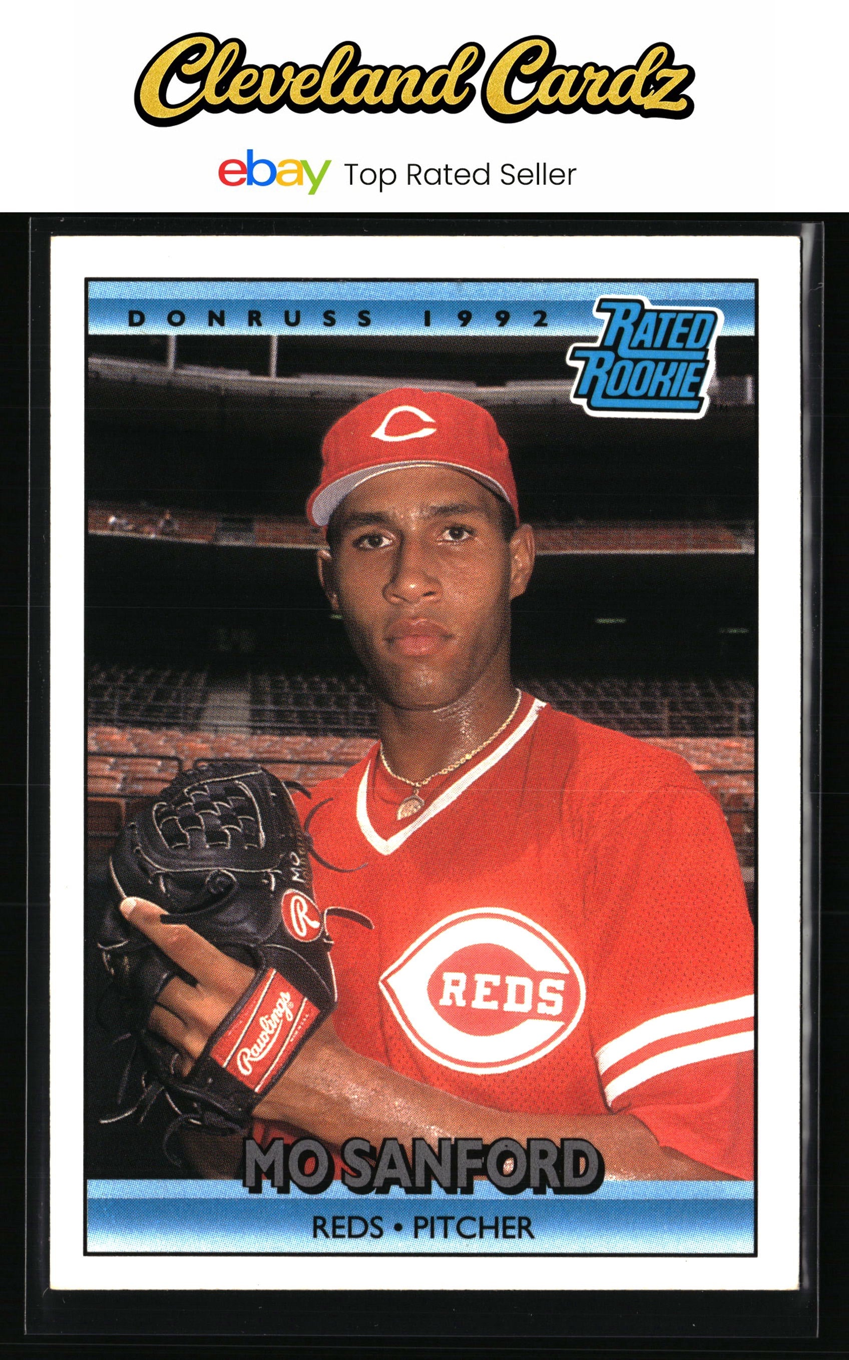 1992 Donruss #417b Mo Sanford