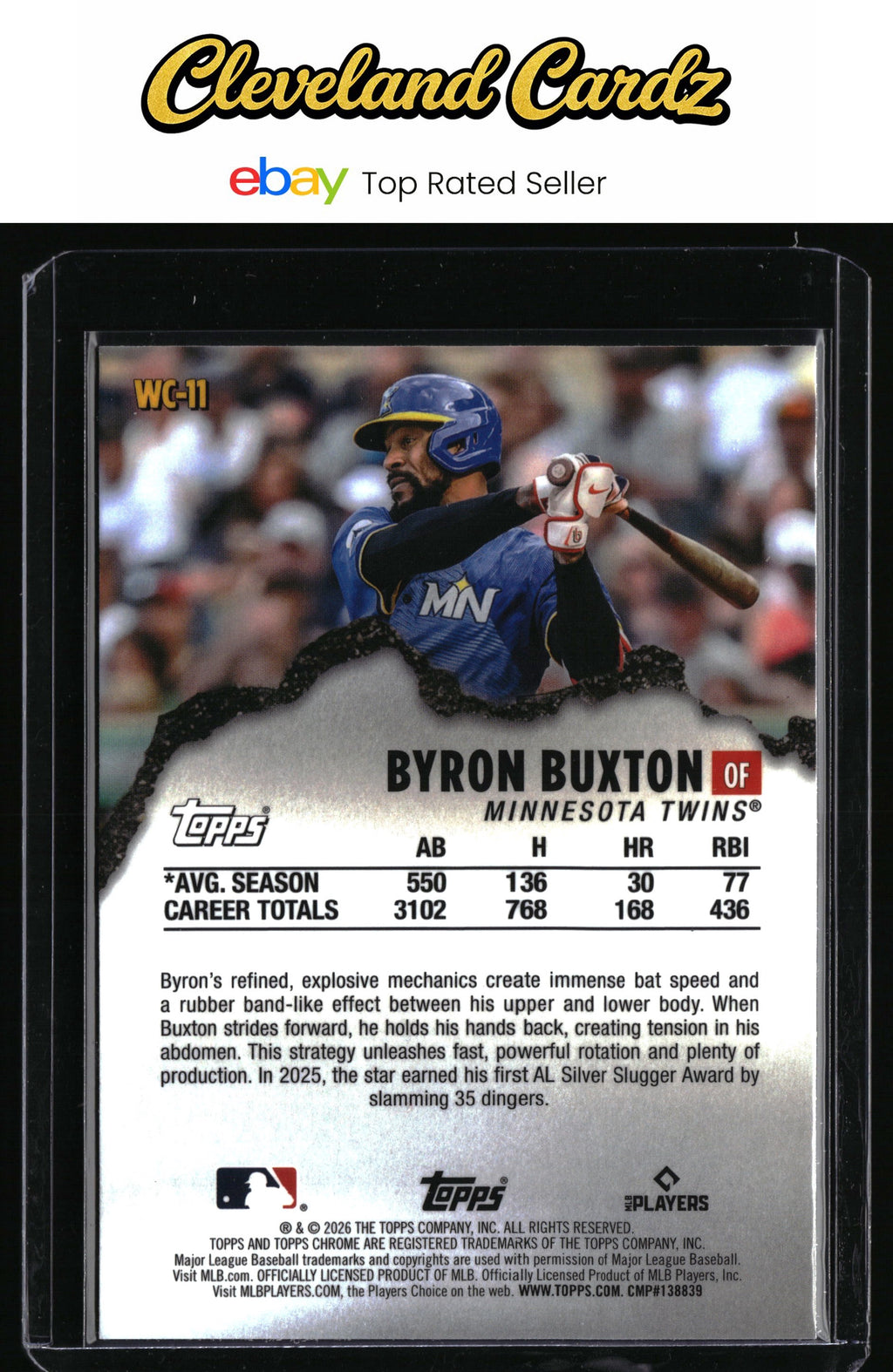 2026 Topps Chrome #WC-11 Byron Buxton Wrecking Crew