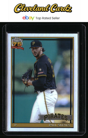 2026 Topps Chrome #91CB-15 Paul Skenes 1991 Topps Chrome Baseball Refractor