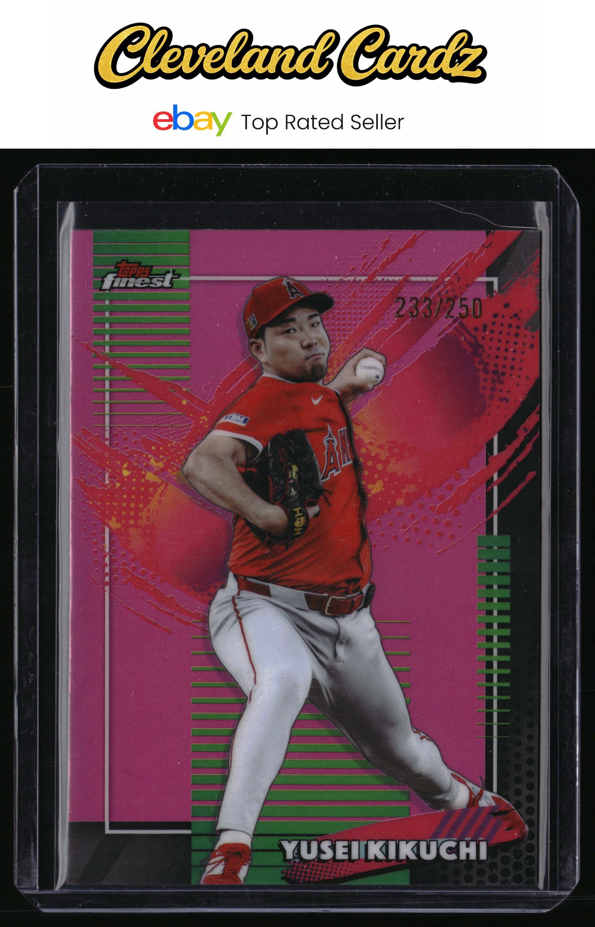 2026 Finest #217 Yusei Kikuchi Pink Refractors #/250