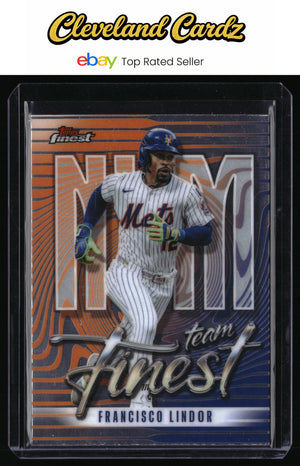 2026 Finest #TF-19 Francisco Lindor Topps Team Finest