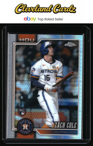 2026 Topps Chrome #107 Zach Cole Prism Refractor