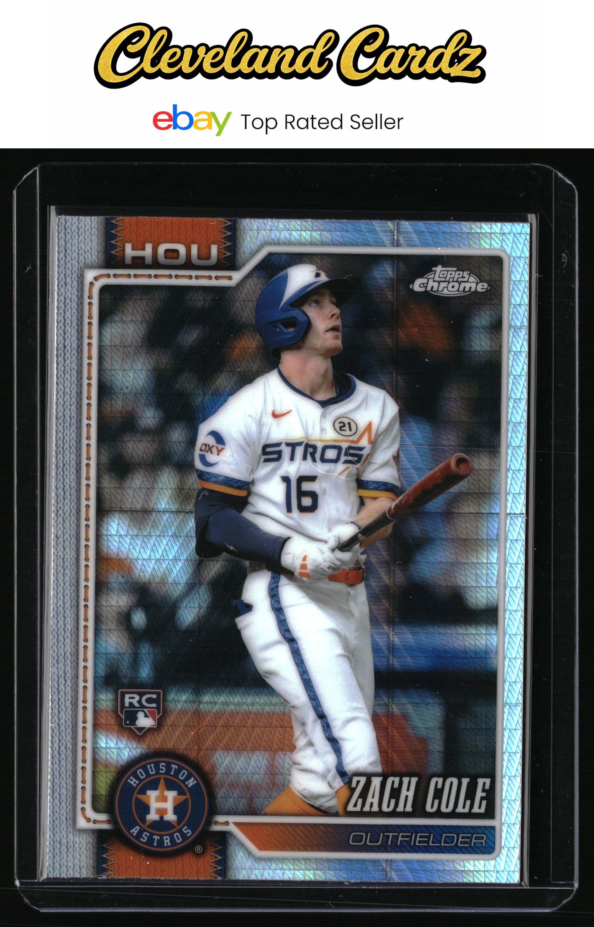 2026 Topps Chrome #107 Zach Cole Prism Refractor