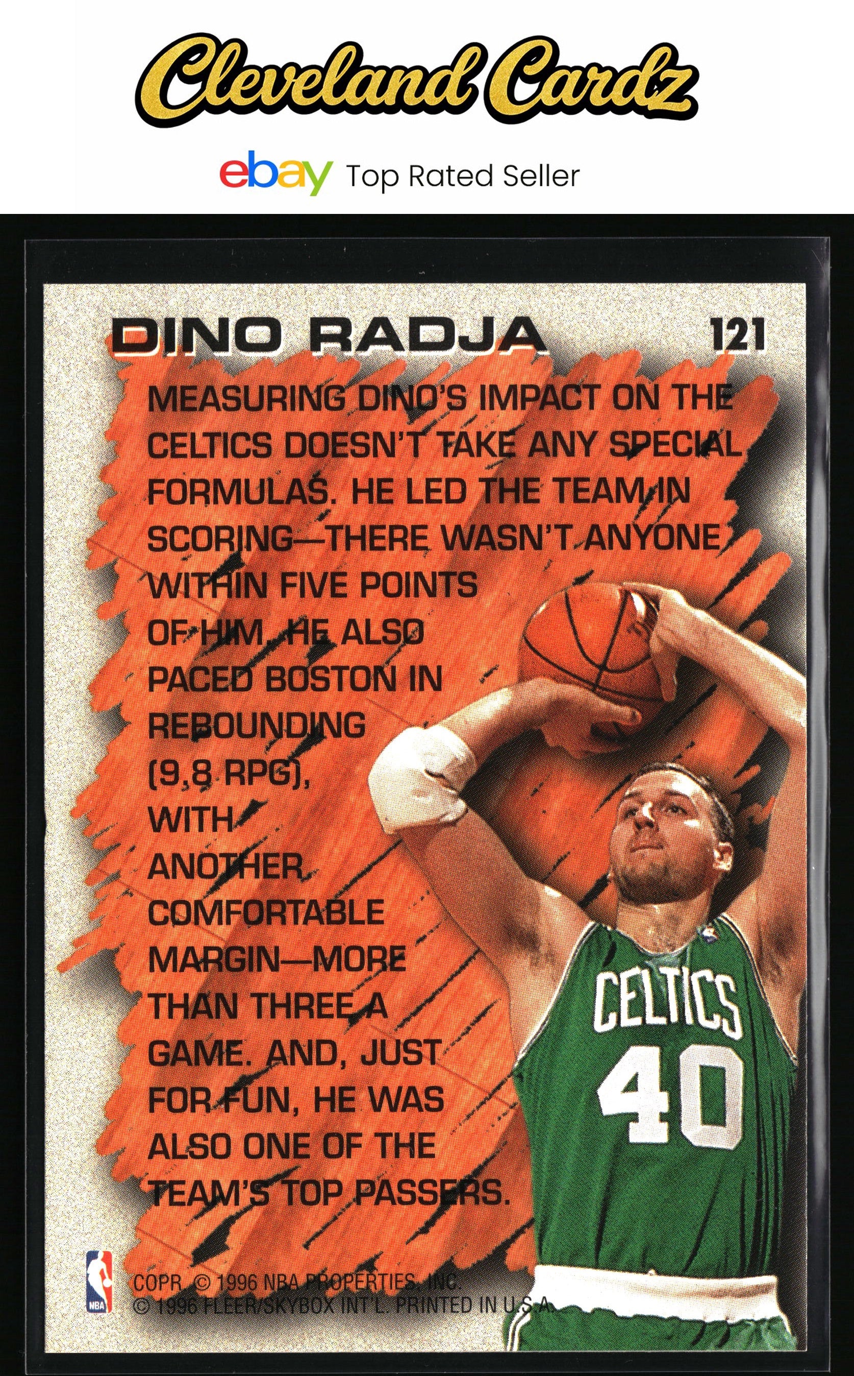 1996-97 Fleer #121 Dino Radja