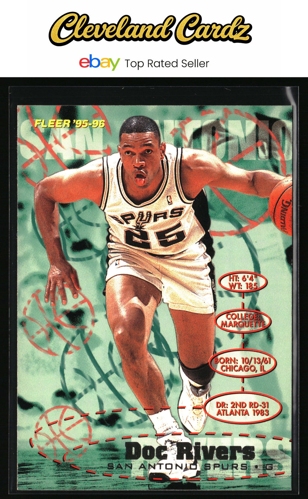 1995-96 Fleer #172 Doc Rivers