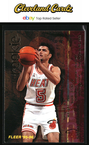 1995-96 Fleer #288 Sasha Danilovic