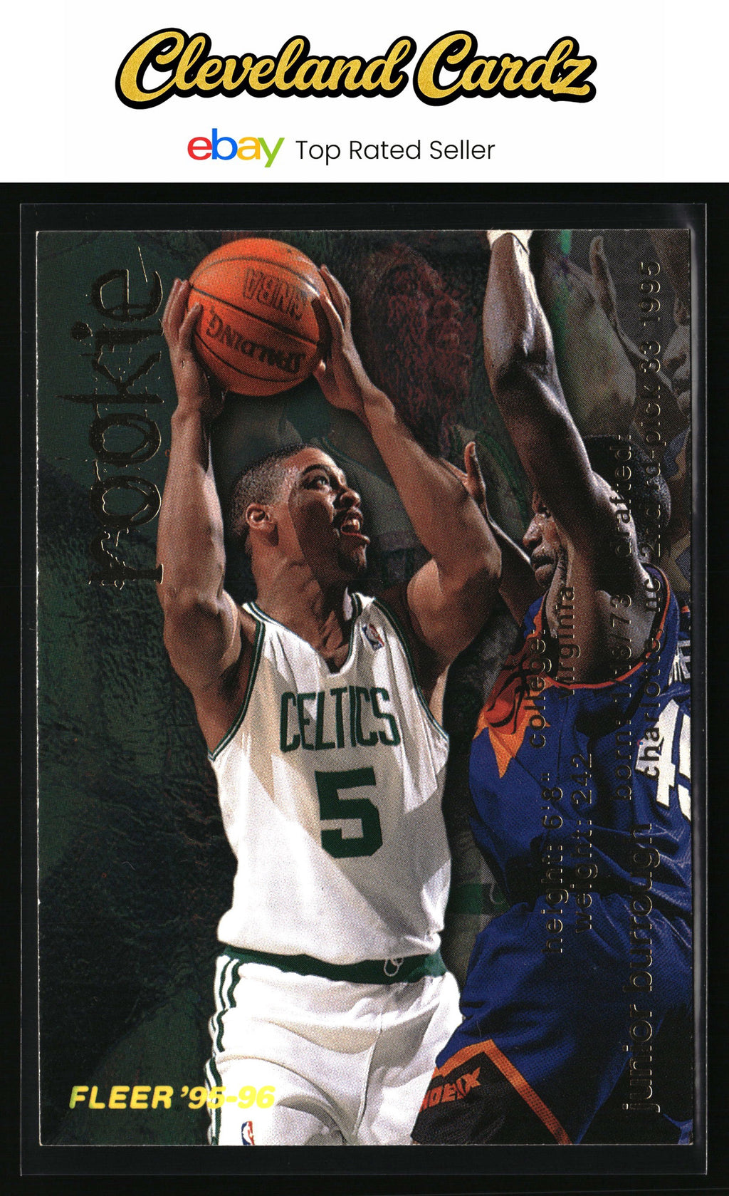 1995-96 Fleer #285 Junior Burrough