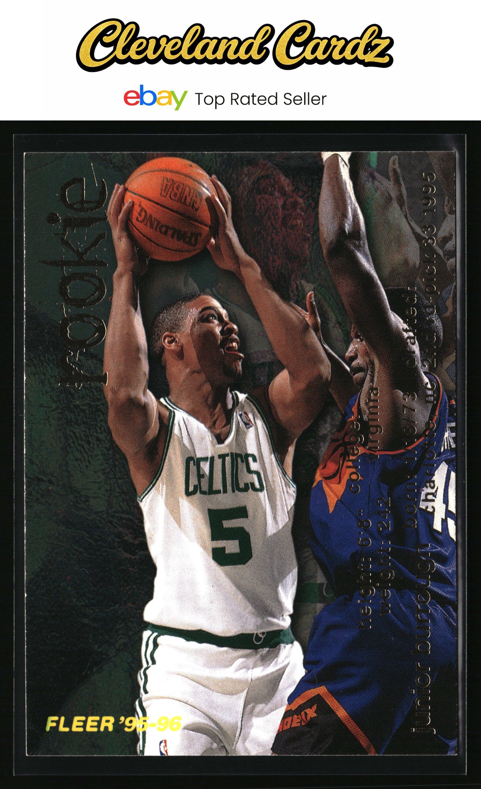 1995-96 Fleer #285 Junior Burrough