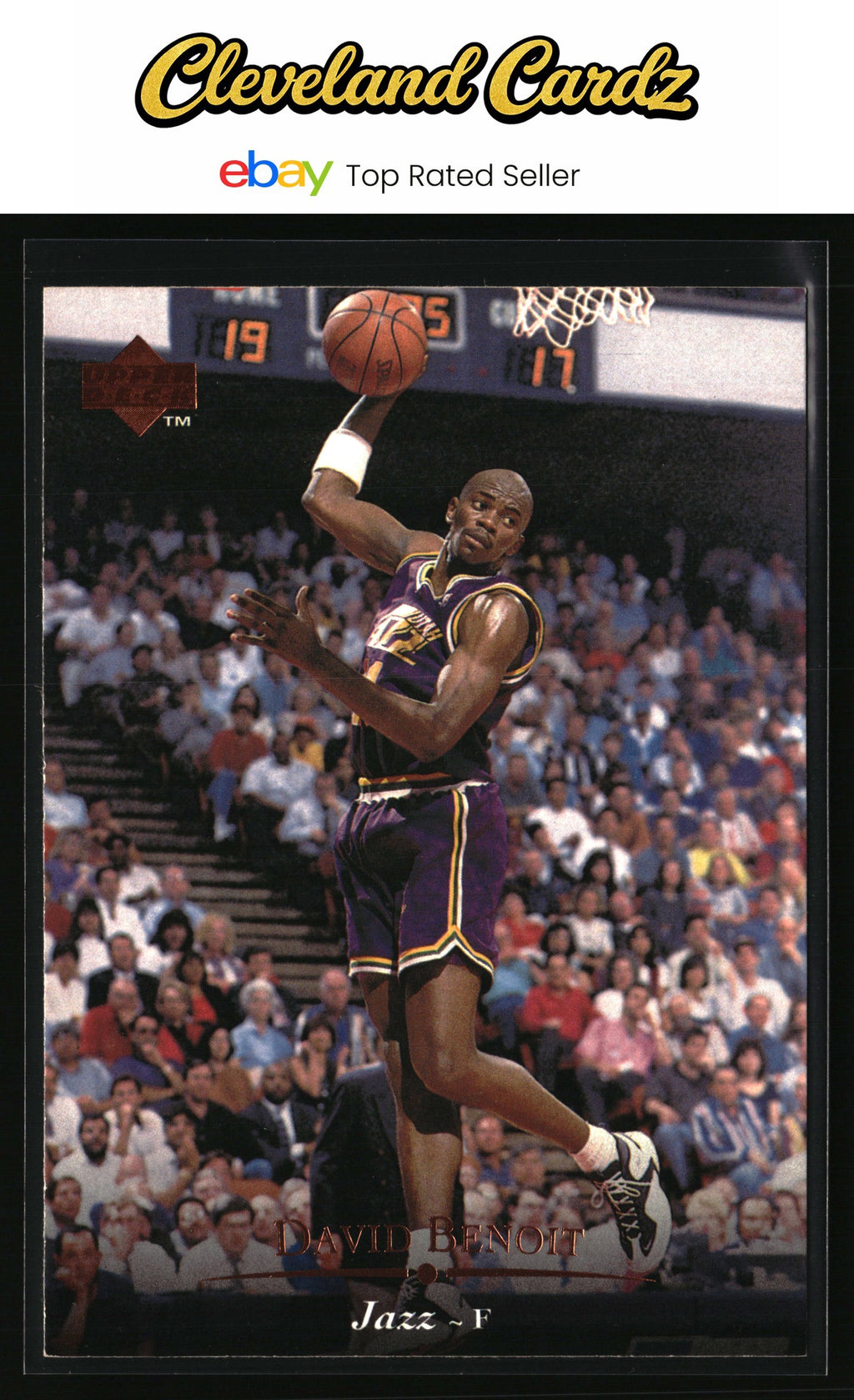 1995-96 Upper Deck #102 David Benoit Electric Court