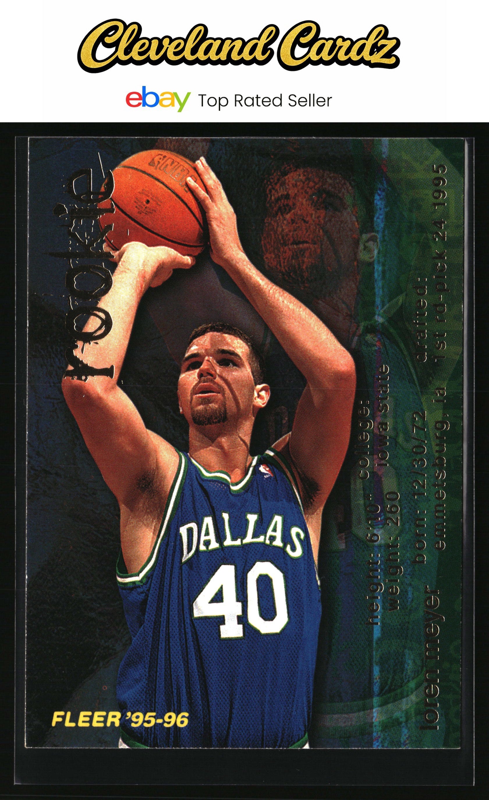 1995-96 Fleer #299 Loren Meyer