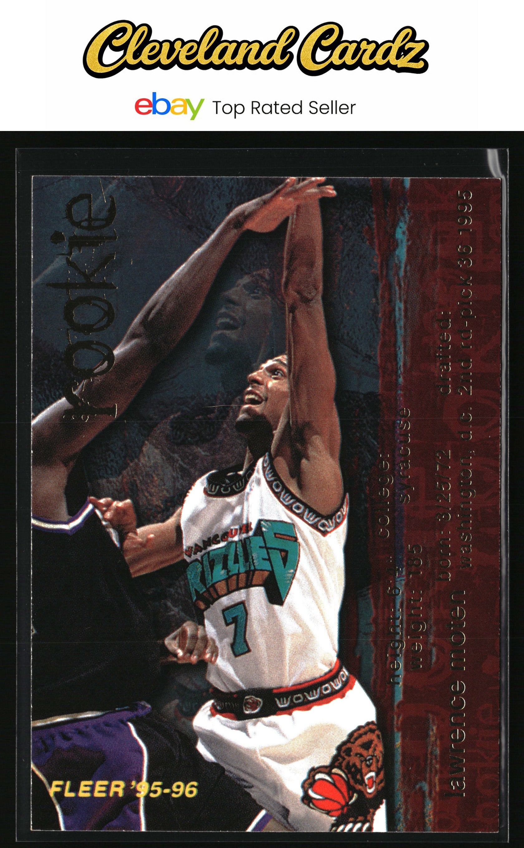 1995-96 Fleer #300 Lawrence Moten