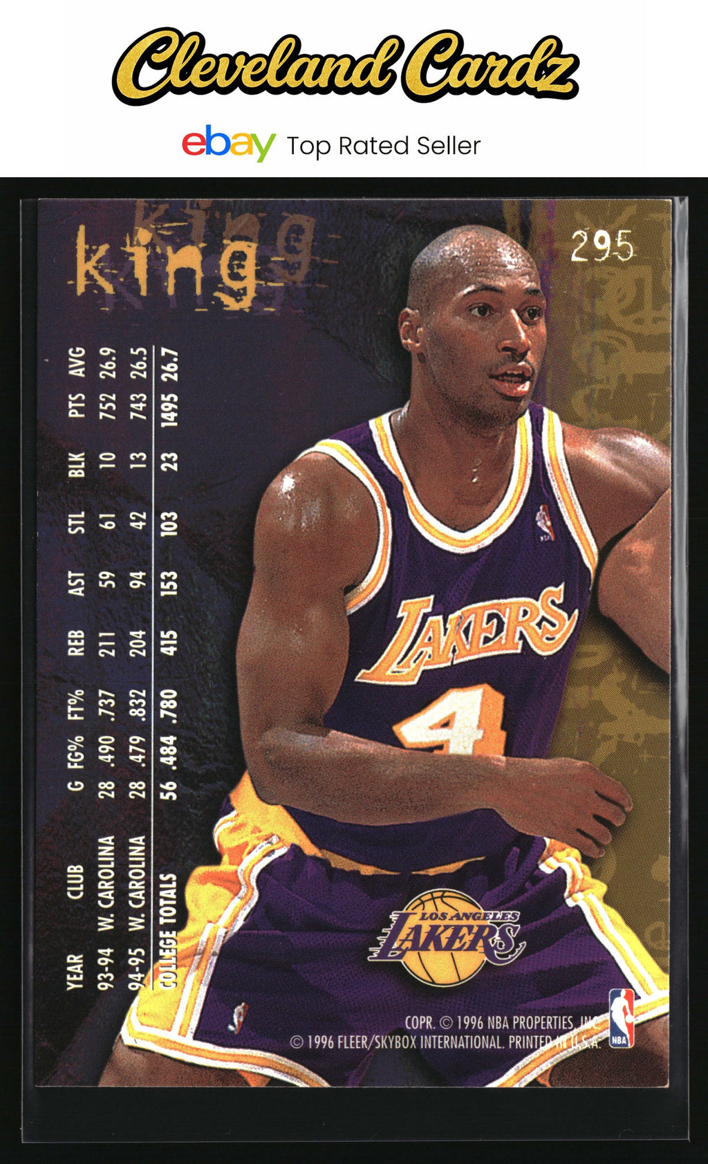 1995-96 Fleer #295 Frankie King