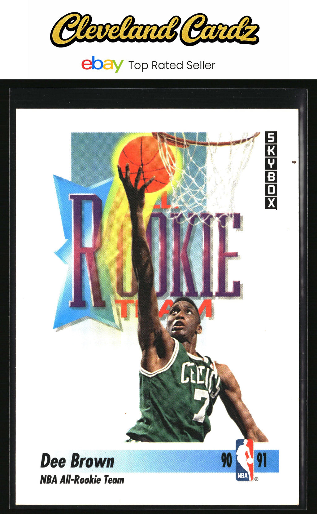 1991-92 SkyBox #322 Dee Brown