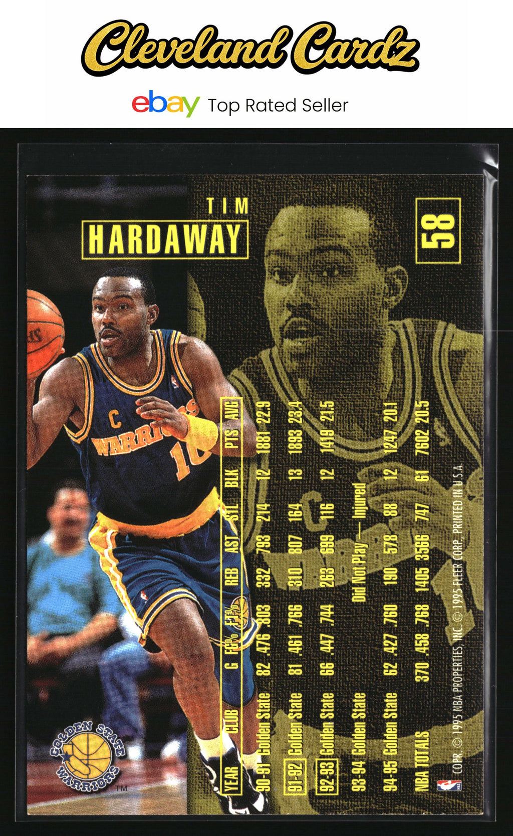 1995-96 Fleer #58 Tim Hardaway
