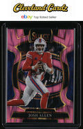 2025 Panini Select #86 Josh Allen Pink Prizm Shock