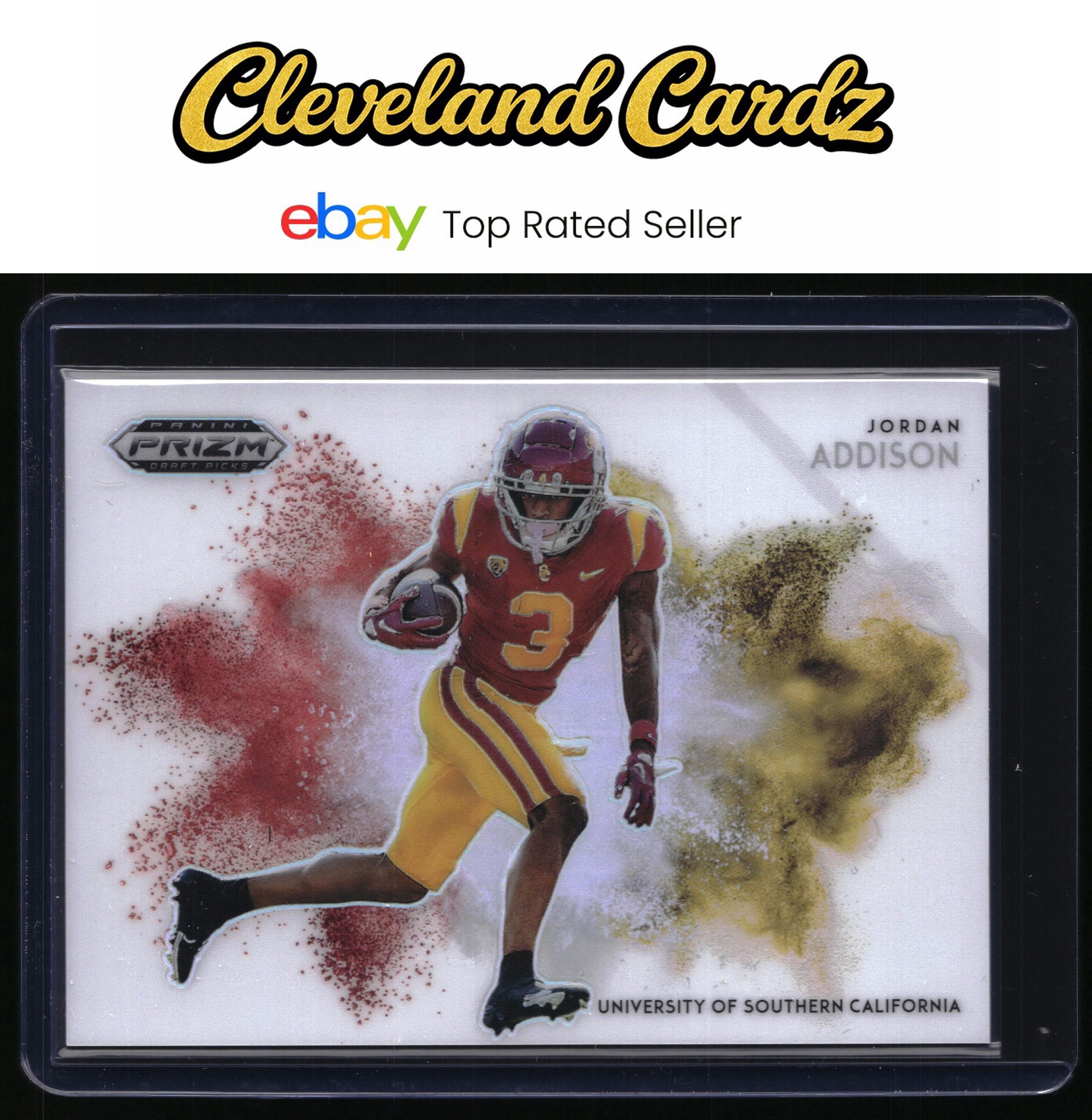 2023 Panini Prizm Draft Picks #CB-6 Jordan Addison Color Blast