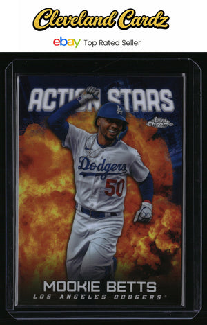 2023 Topps Chrome Update #ASC-23 Mookie Betts Action Stars