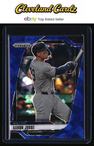 2025 Panini Prizm #26 Aaron Judge Blue Ice Prizms