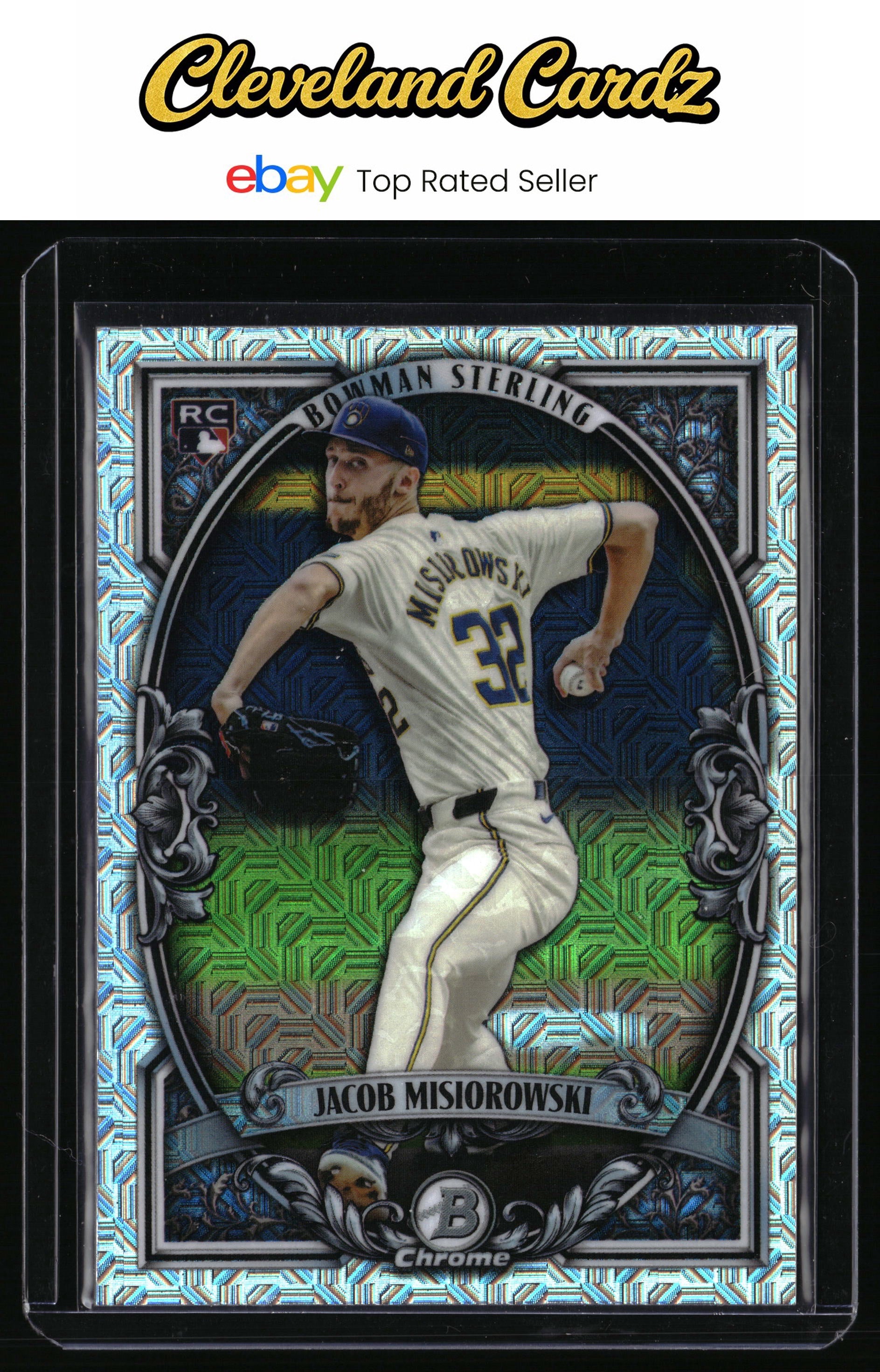 2026 Bowman #BST-13 Jacob Misiorowski Bowman Sterling Mojo Refractors