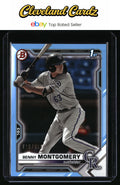 2021 Bowman Draft #BD-84 Benny Montgomery Sky Blue #/499