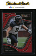 2022 Panini Select Draft Picks #123 George Karlaftis Red Prizm #/149