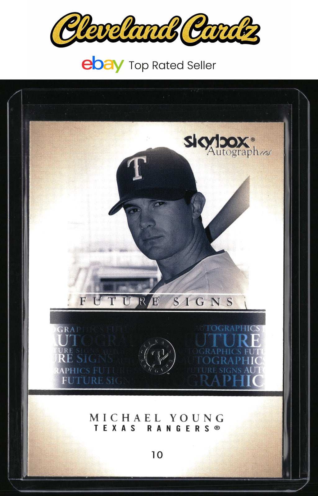 2005 SkyBox Autographics #19FS Michael Young Future Signs