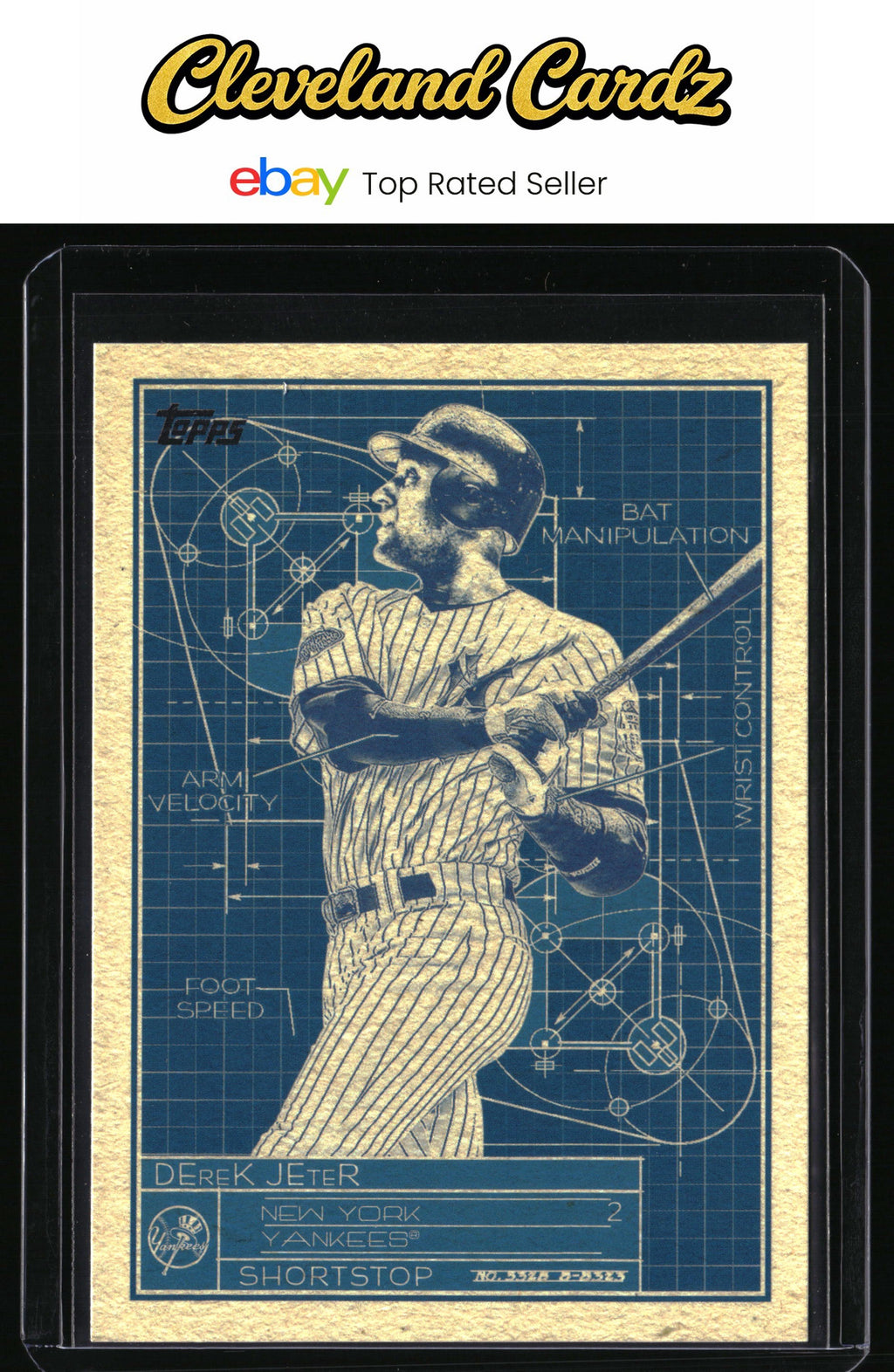 2024 Topps #SB-18 Derek Jeter Superstar Blueprint Blue