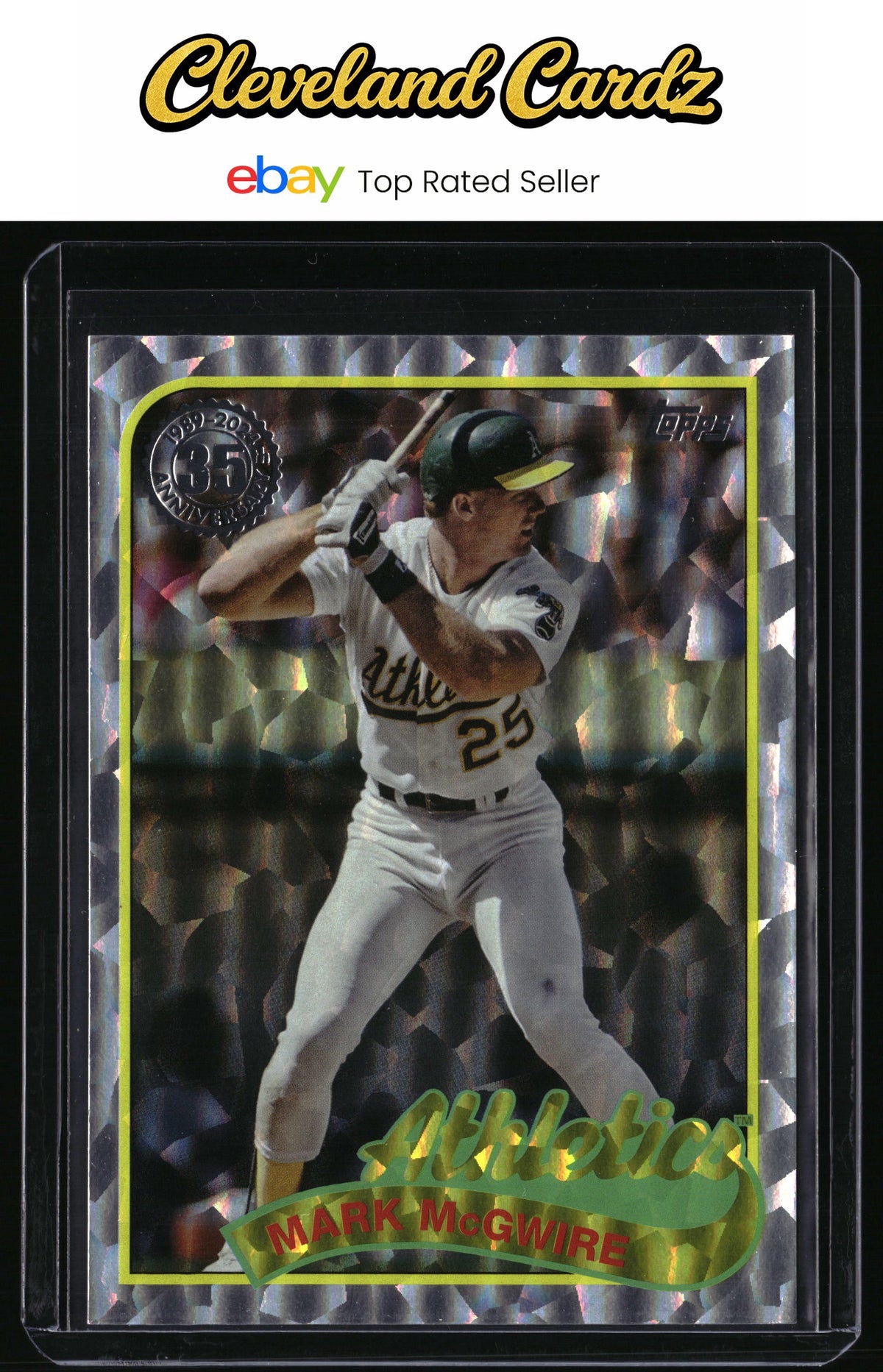 2024 Topps #89B-53 Mark McGwire 1989 Topps Baseball 35th Anniversary Foil