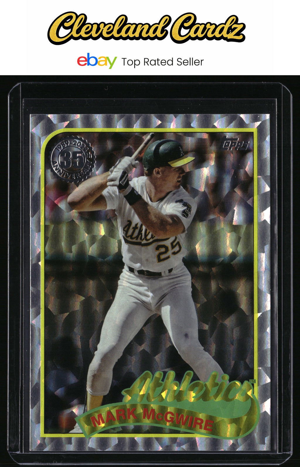 2024 Topps #89B-53 Mark McGwire 1989 Topps Baseball 35th Anniversary Foil
