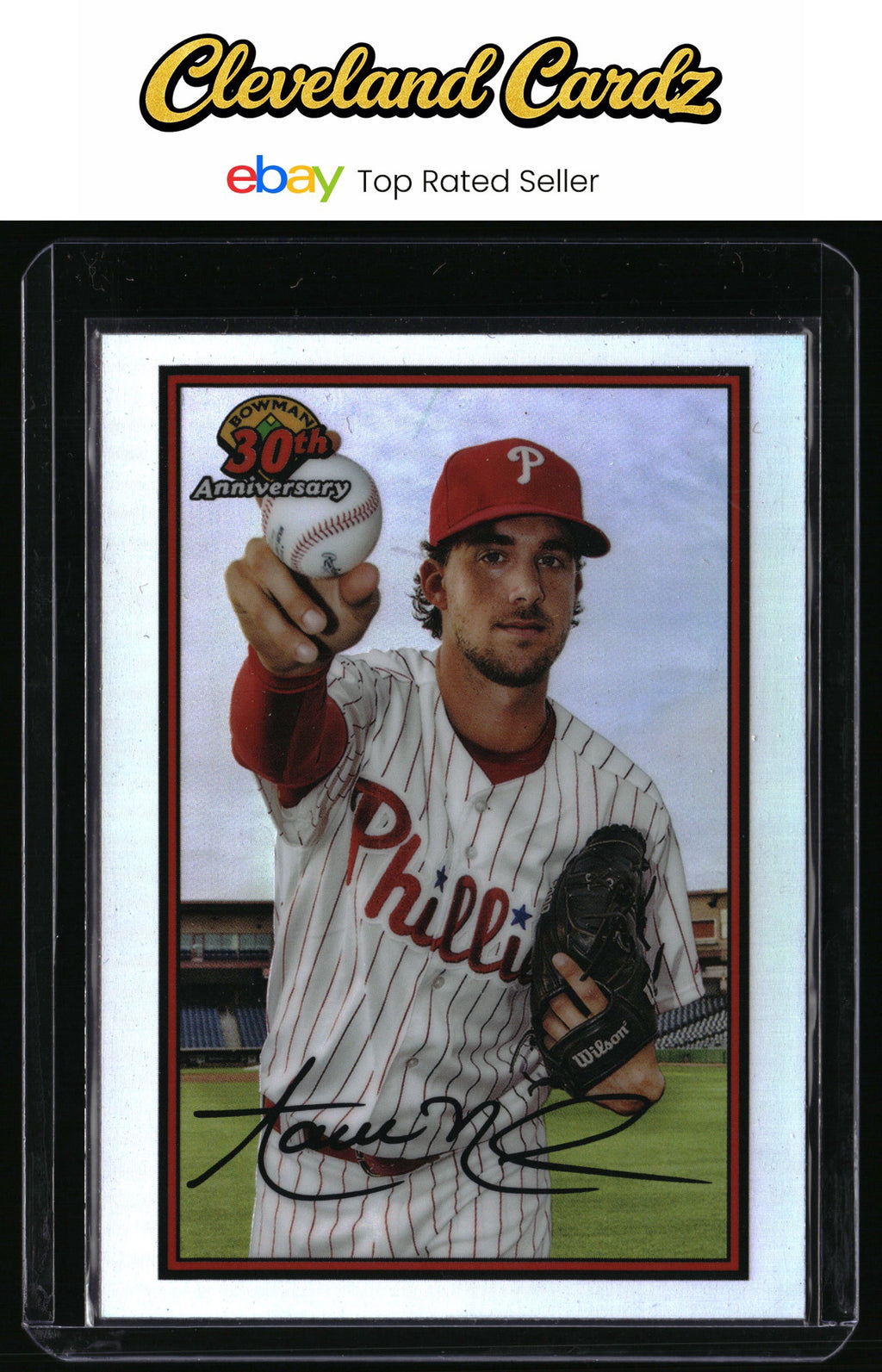 2019 Bowman #B30-AN Aaron Nola 30th Anniversary Bowman