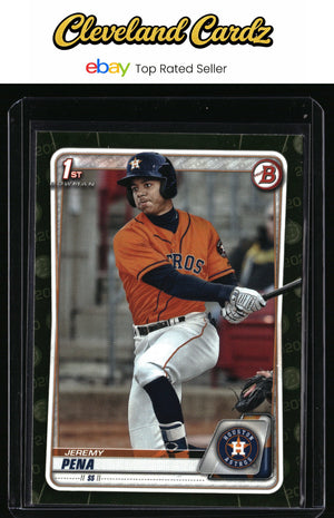 2020 Bowman #BP-61 Jeremy Pena Prospects Camo