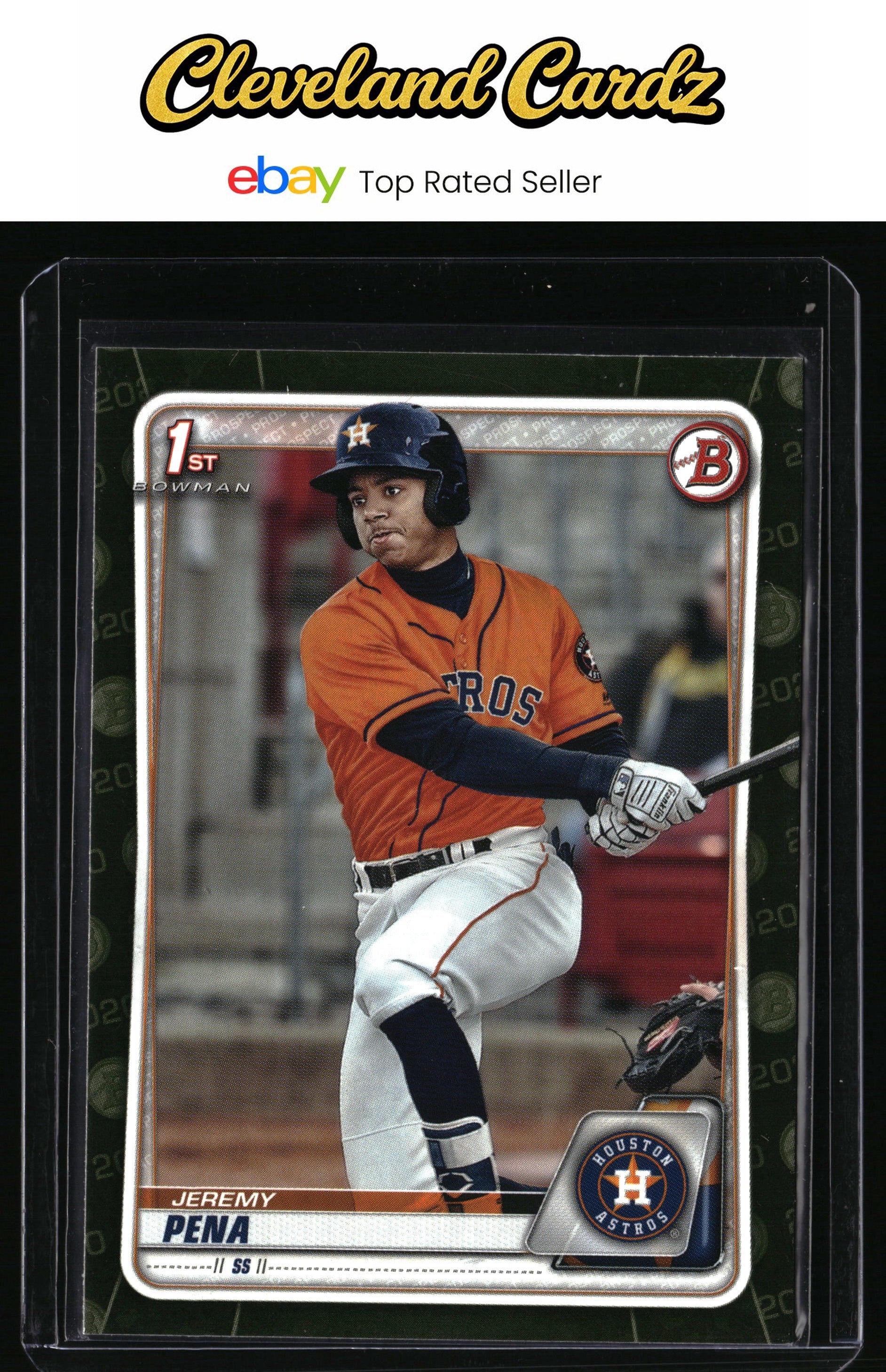 2020 Bowman #BP-61 Jeremy Pena Prospects Camo
