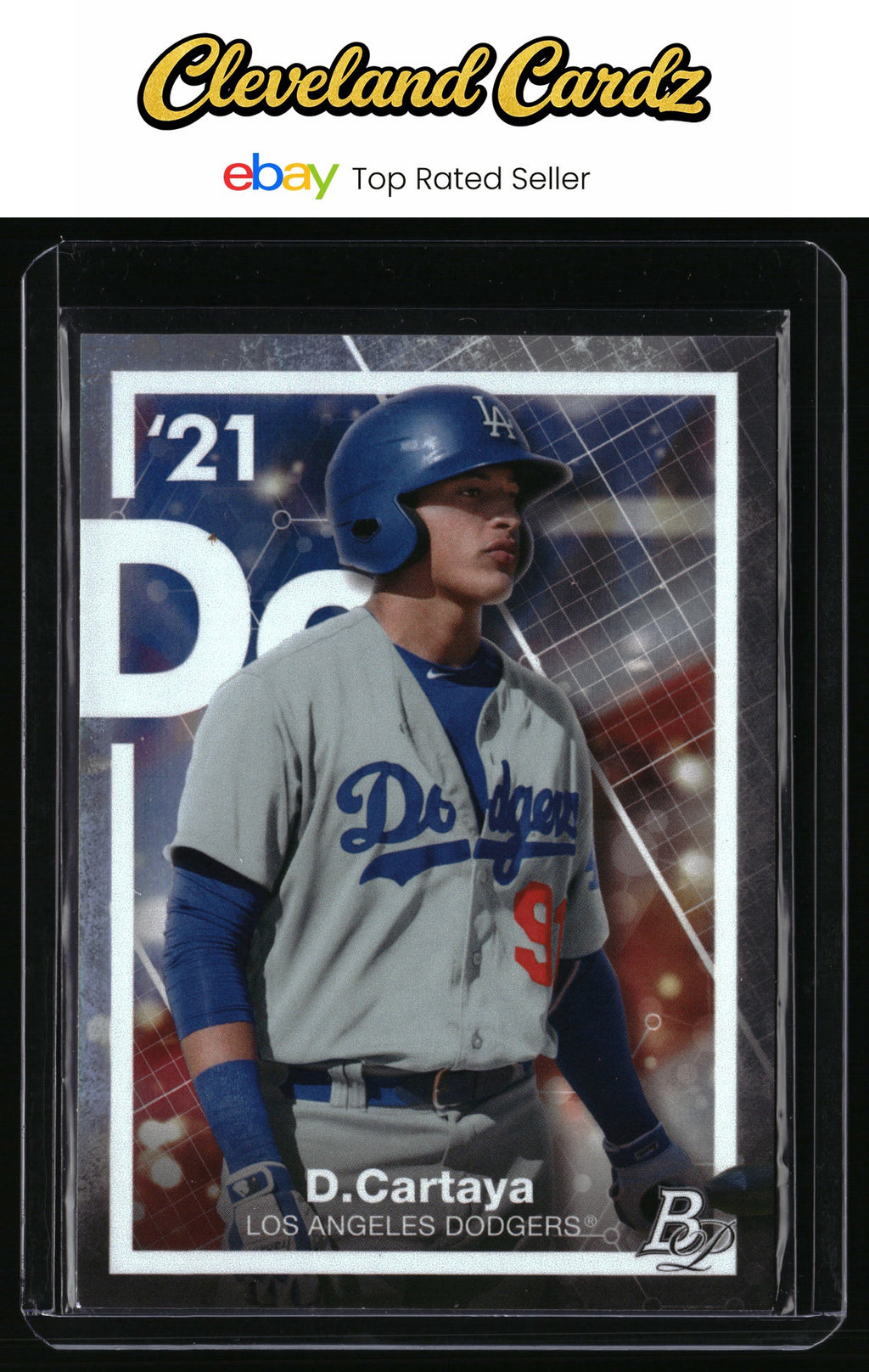 2021 Bowman Platinum #PE-1 Diego Cartaya Precious Elements