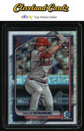 2024 Bowman #81 Nolan Schanuel Chrome Mojo Refractors