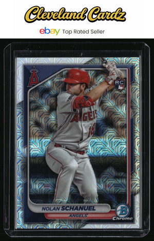 2024 Bowman #81 Nolan Schanuel Chrome Mojo Refractors