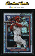 2024 Bowman #37 Bryce Harper Chrome Mojo Refractors