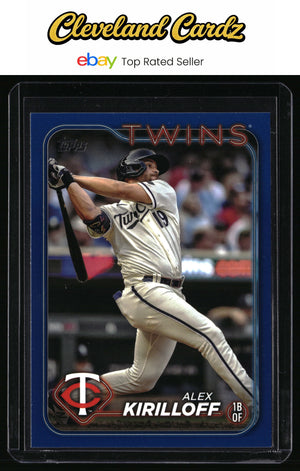 2024 Topps #148 Alex Kirilloff Royal Blue
