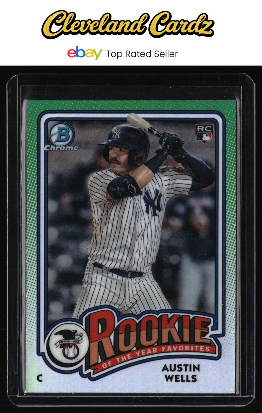 2024 Bowman #ROY-2 Austin Wells Rookie of the Year Favorites