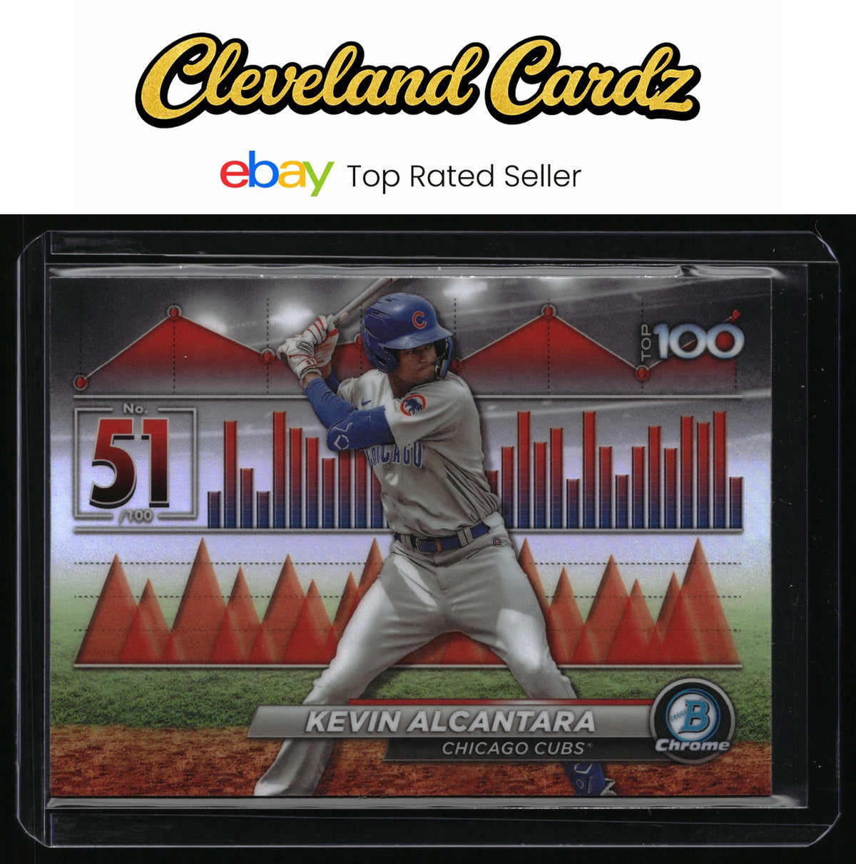 2024 Bowman #BTP-51 Kevin Alcantara Bowman Scouts' Top 100