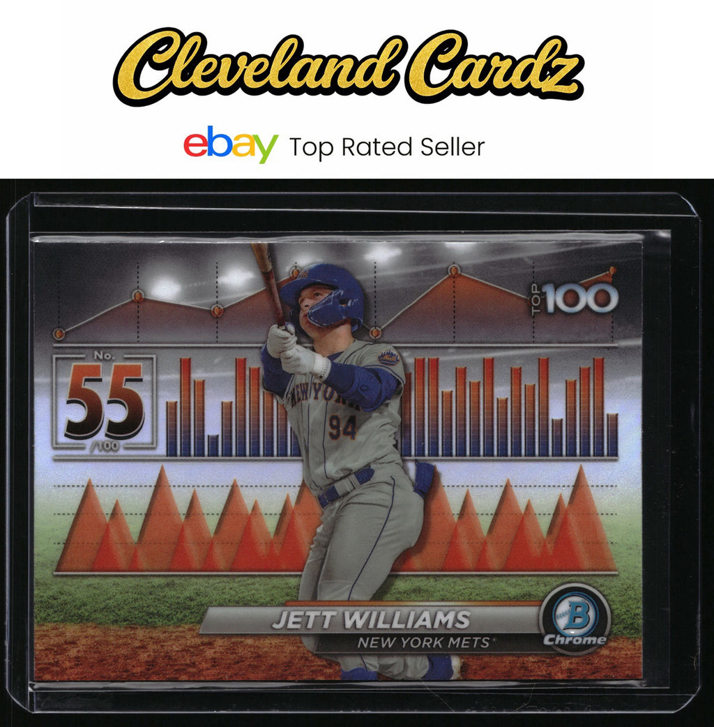 2024 Bowman #BTP-55 Jett Williams Bowman Scouts' Top 100