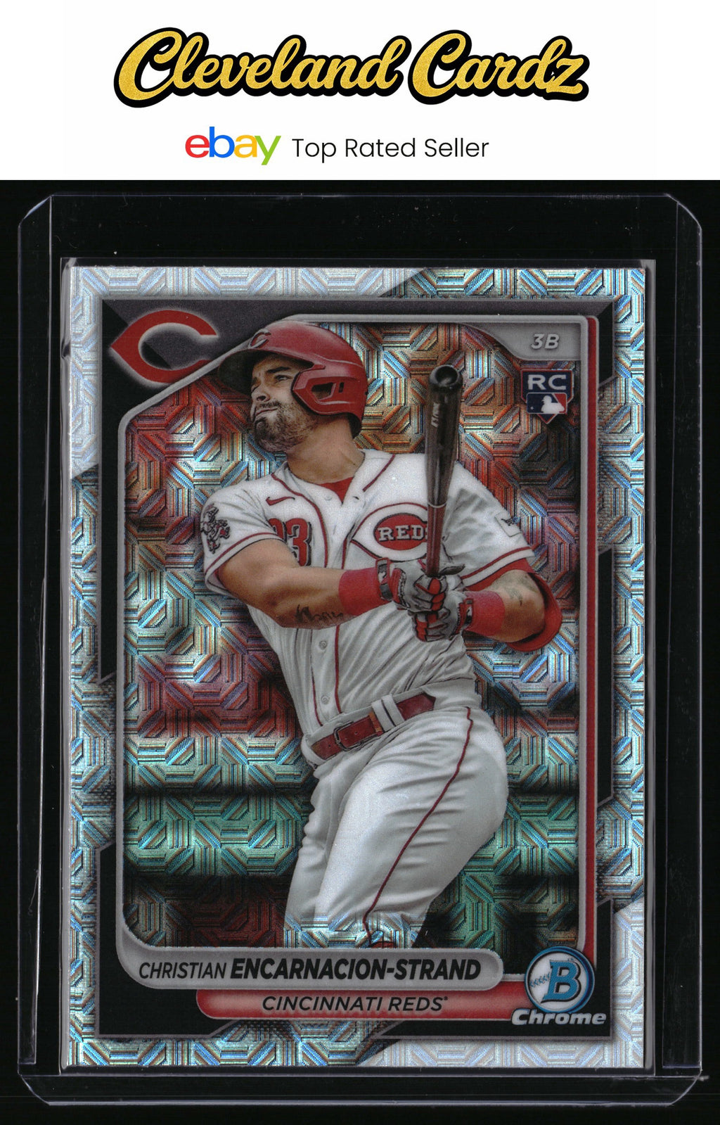2024 Bowman #79 Christian Encarnacion-Strand Chrome Mojo Refractors