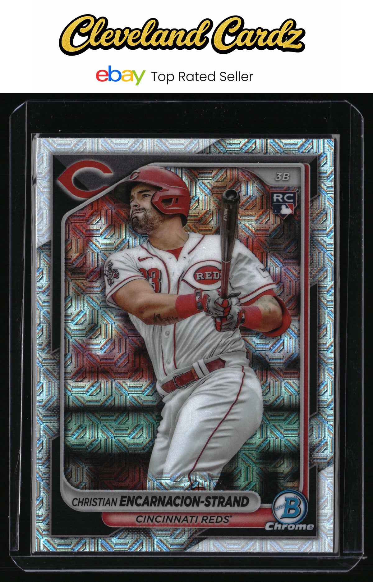 2024 Bowman #79 Christian Encarnacion-Strand Chrome Mojo Refractors
