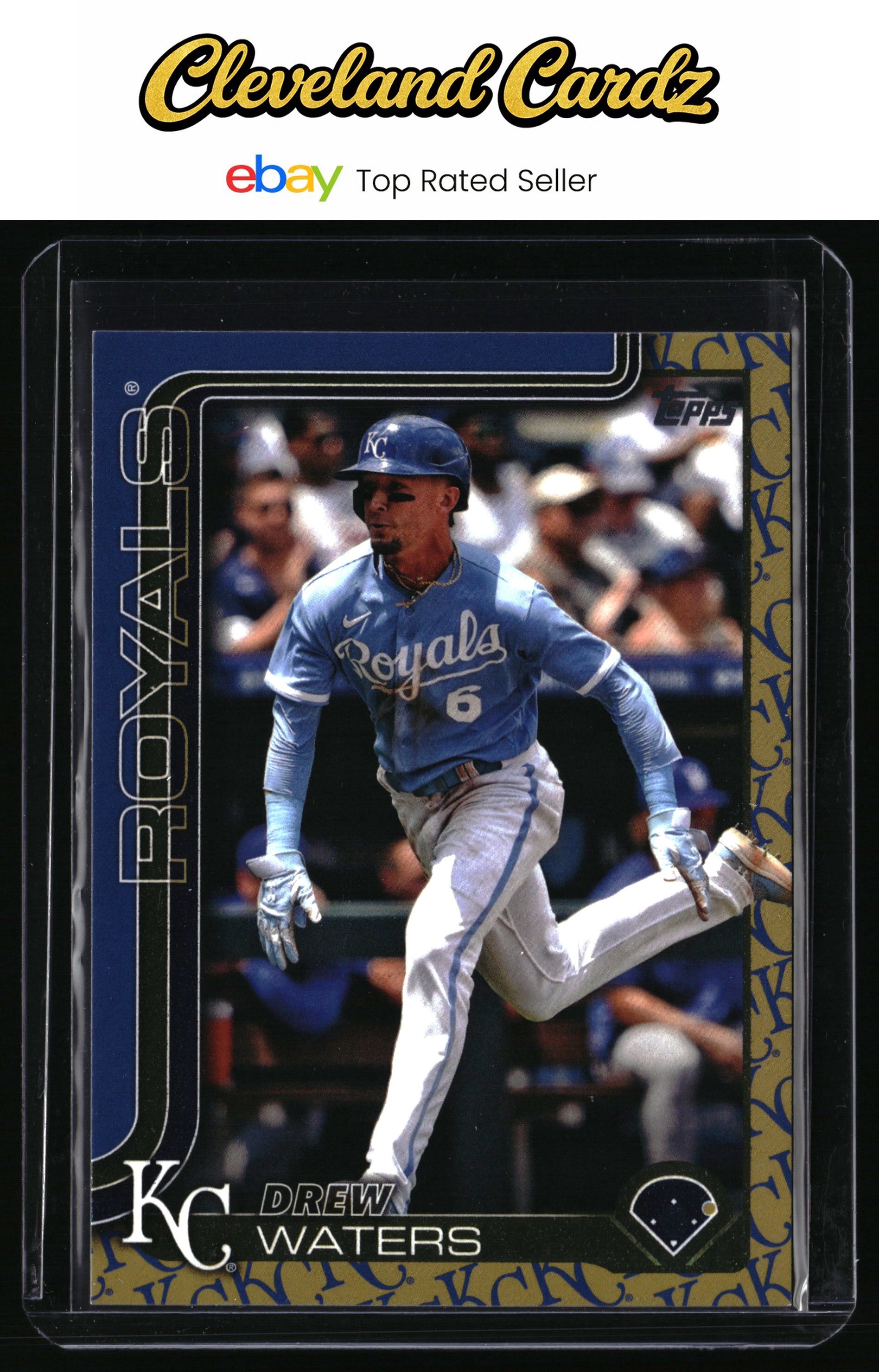 2025 Topps #546 Drew Waters Team Color Border