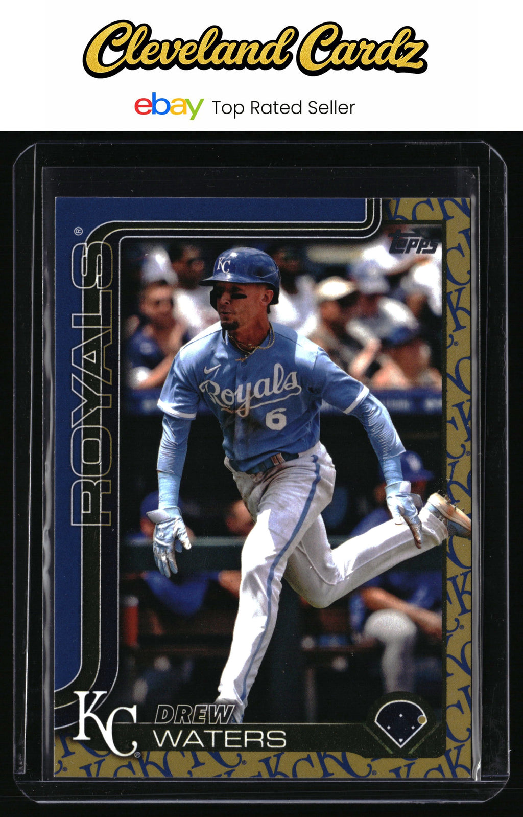 2025 Topps #546 Drew Waters Team Color Border