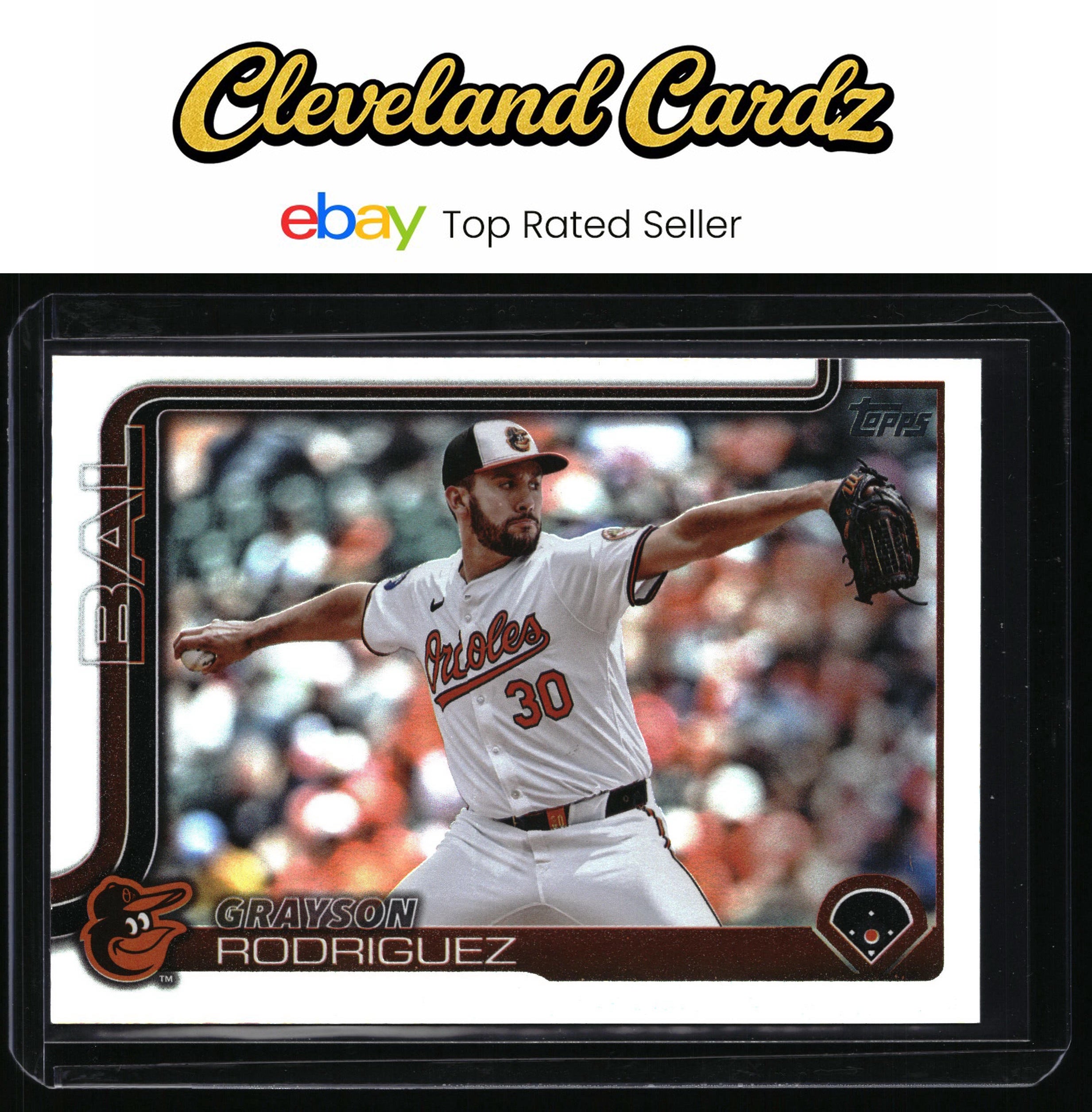 2025 Topps Baltimore Orioles #BAL-14 Grayson Rodriguez