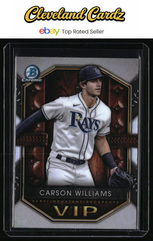 2025 Bowman #VIP-1 Carson Williams Very Important Prospects