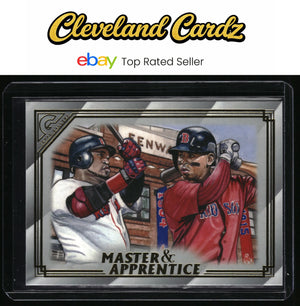 2020 Topps Gallery #MA-2 David Ortiz / Rafael Devers Master & Apprentice