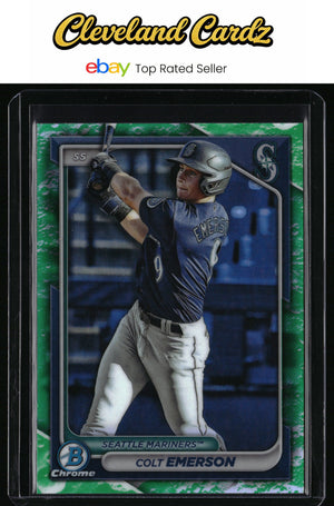 2024 Bowman #BCP-10 Colt Emerson Chrome Prospects Lunar Glow Refractors