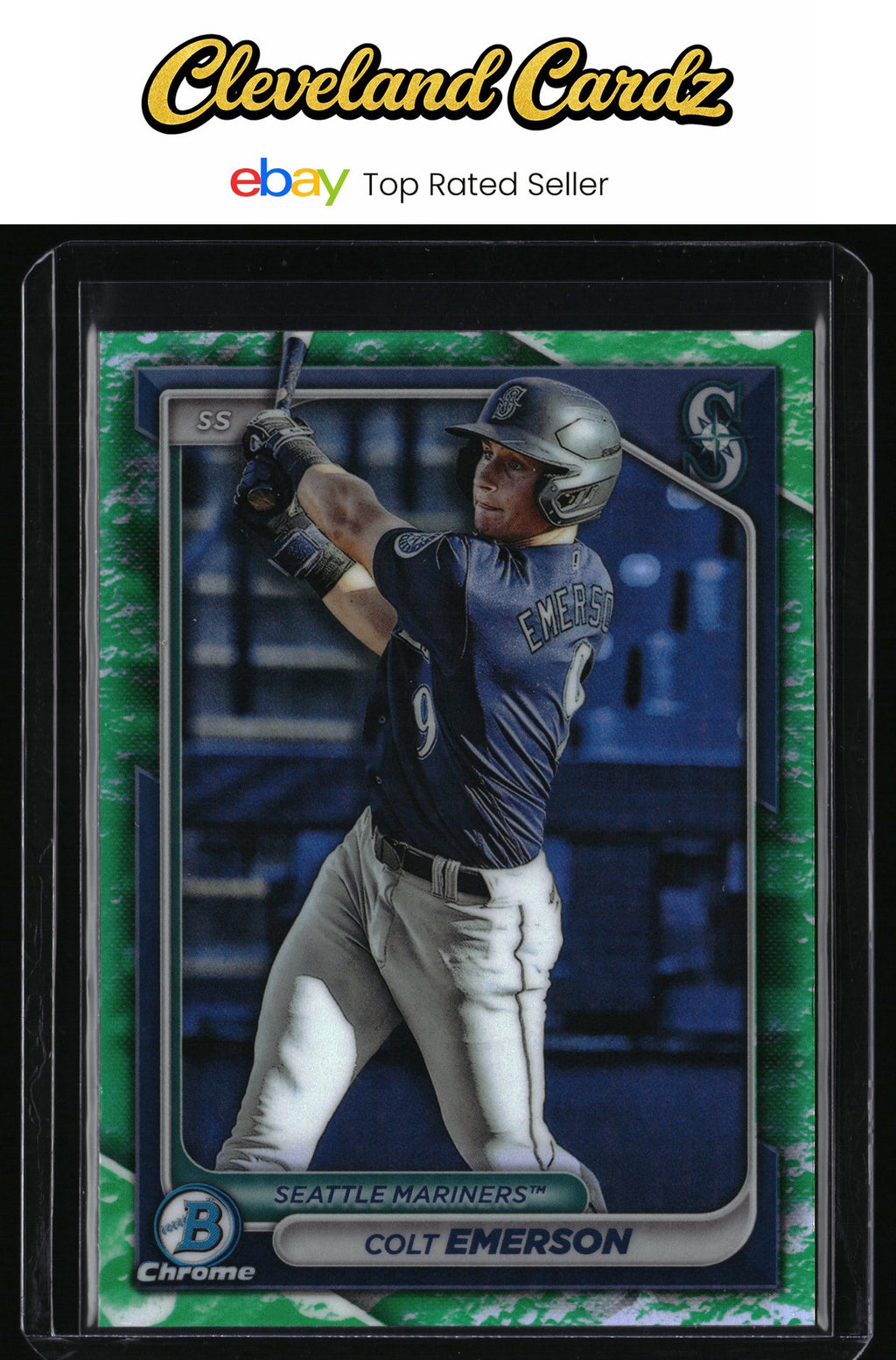 2024 Bowman #BCP-10 Colt Emerson Chrome Prospects Lunar Glow Refractors