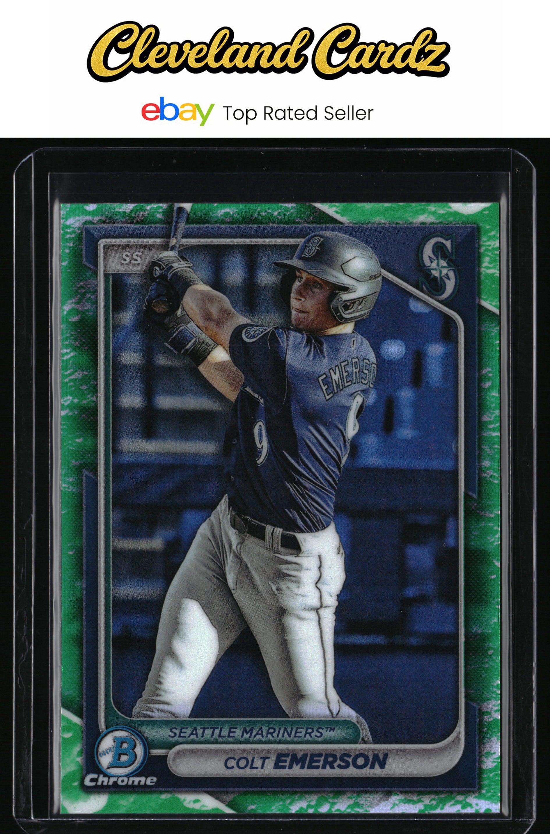 2024 Bowman #BCP-10 Colt Emerson Chrome Prospects Lunar Glow Refractors